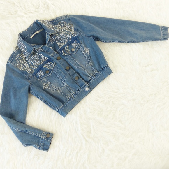 alice olivia denim jacket